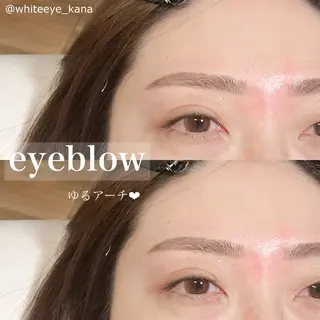 アイブロウ WHITELASH 🤍KANAの眉毛・アイブロウイメージ