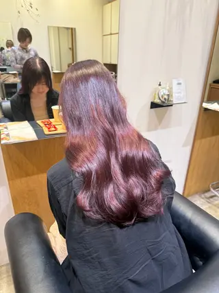 ロング カラー 🤍江坂 ハヤシアヤナ🤍のヘアスタイル