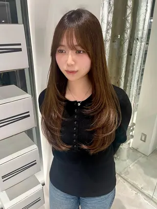 ロング nanase / レイヤーカットのヘアスタイル