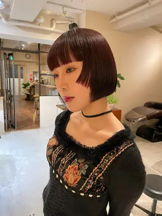 ショート カラー ファッションに 溶け込むstyleのヘアスタイル