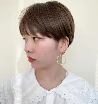 ショート カラー 髪質改善サロン 心斎橋ARCHEのヘアスタイル