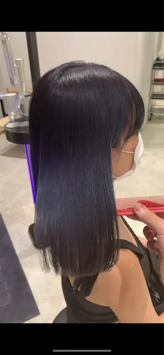 ミディアム カラー れい🫧 ハイトーン特化のヘアスタイル