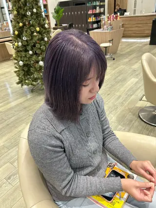 カラー D-boy 健軍店所属・能登 彩穂のヘアスタイル