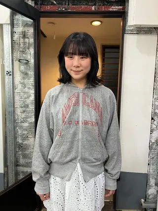 ミディアム 🌈いけだ あみ🌷のヘアスタイル