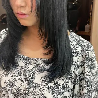 セミロング girly hair 💗SHINO💗のヘアスタイル