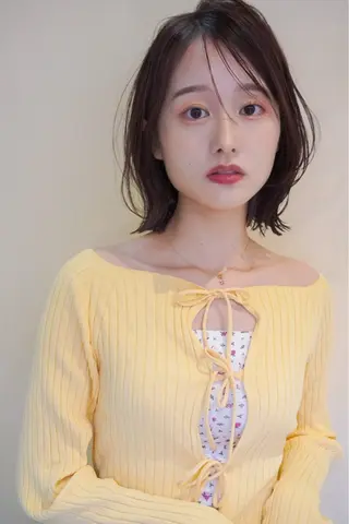 ショート カラー 谷町/Le'a /竹原しおなのヘアスタイル