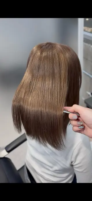 ミディアム カラー 🌙小林春月/新宿/ 美髪/ハイトーン🌙のヘアスタイル