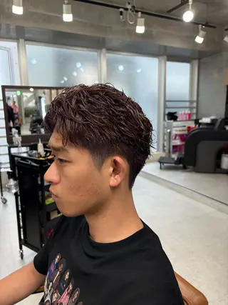 パーマ メンズ メンズパーマ特化 園田　楓莉のヘアスタイル
