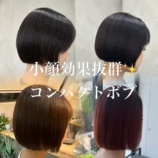 ミディアム ボブ　フレンチボブ/ レイヤー縮毛Yukiのヘアスタイル