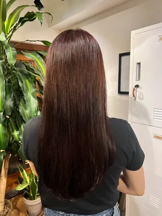 カラー 縮毛矯正モデル様募集 たがのヘアスタイル