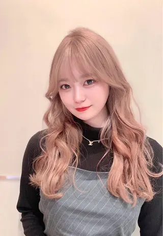 ロング カラー 韓国ヘア/レイヤー/ 顔まわり/りょーとのヘアスタイル