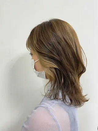 ミディアム カラー LaBless梅田 🎀坂本リオのヘアスタイル