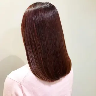 ミディアム ayumi ／透明感カラーのヘアスタイル