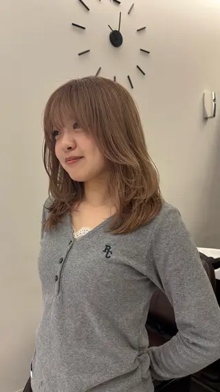 ミディアム 天王寺美容室/ アヤカのヘアスタイル