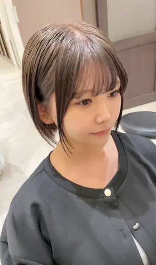 ミディアム 齋藤 拓郎のヘアスタイル