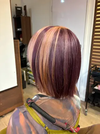 カラー @z（アットゼー） arisaのヘアスタイル