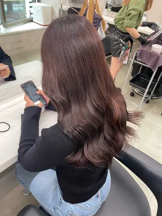 ロング カラー ヘアアレンジ 💗横浜美容室 💗HARUNAのヘアスタイル