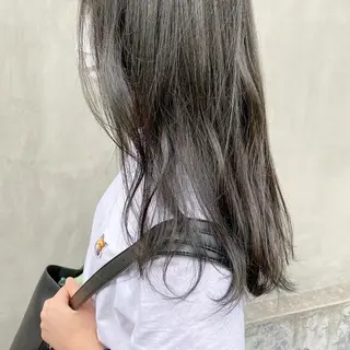 ロング カラー パーマ ヘアアレンジ メンズ キッズ ネイル マツエク・マツパ インナーカラー/ KANAのヘアスタイル