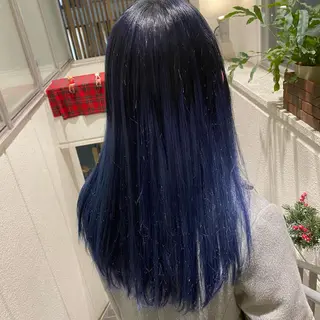 ロング カラー 韓国風・ブリーチなし ・あり後藤 一斗店長のヘアスタイル