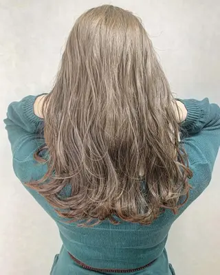 セミロング カラー パーマ ヘアアレンジ メンズ キッズ ネイル マツエク・マツパ 新宿駅近♡友達とOK 🦋W -ワット -のヘアスタイル