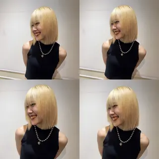 ショート カラー レイヤー×艶髪特化 マネージャー安藤光司のヘアスタイル