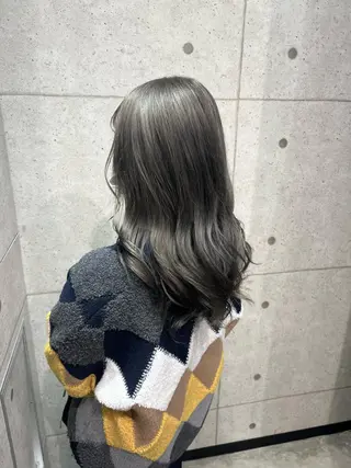 ロング 韓国パーマ 美容師 和田爽良のヘアスタイル