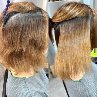 ショート カラー パーマ ショートボブ髪質改善 縮毛矯正のプロ山道潤のヘアスタイル