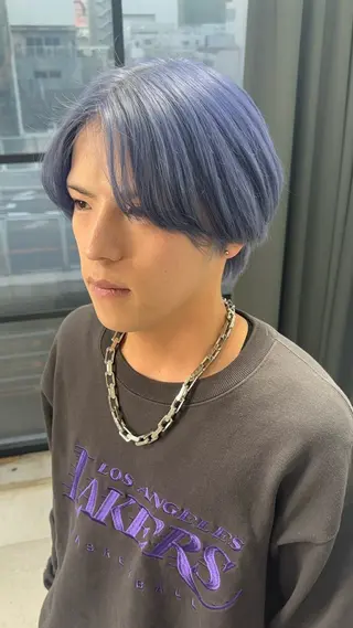 ミディアム カラー メンズ 元地雷系美容師🫶 RYUSEI🐈‍⬛のヘアスタイル