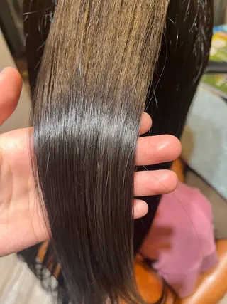 ロング カラー 美濃 咲穂のヘアスタイル
