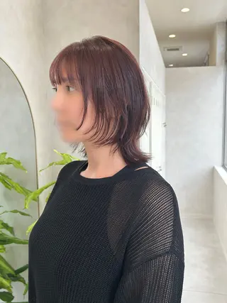 ミディアム 左藤 樹真のヘアスタイル