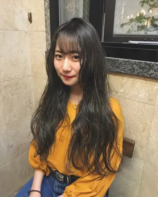 ロング カラー パーマ 🉐レイヤー/塩見 弘樹🉐渋谷のヘアスタイル