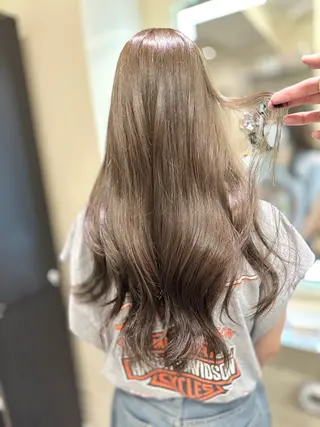 ロング カラー opus 店長大和 レイヤー/赤み消しのヘアスタイル