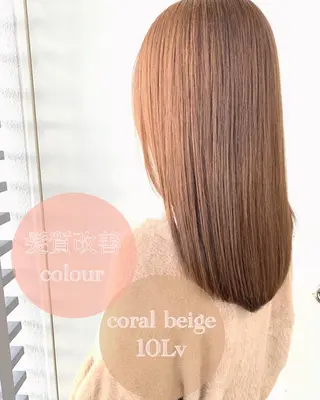 ロング カラー ヘアアレンジ Zina福岡天神🪞 髪質改善🪞レイヤーのヘアスタイル