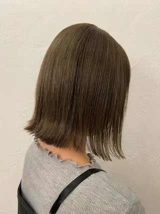 ミディアム カラー 🟩白髪ぼかし/ボブ /ショートヘア/大司のヘアスタイル