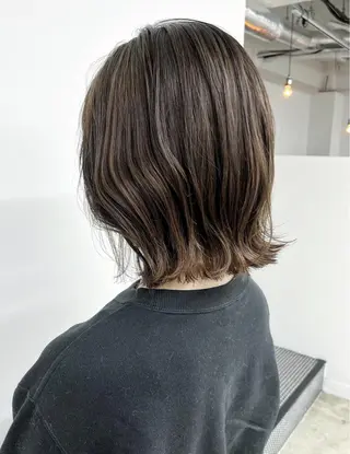 ミディアム カラー パーマ ⭐️当日OK⭐️ 岩田峻のヘアスタイル