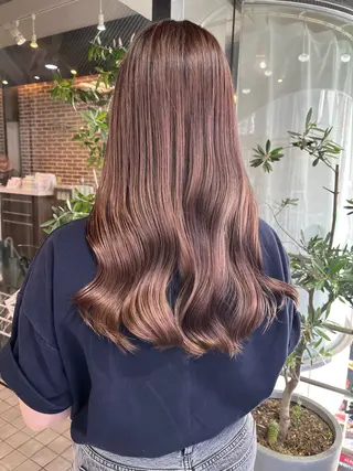 カラー カットパーマ 🌀あさみのヘアスタイル