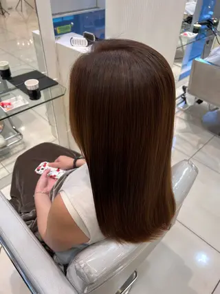 ロング 銀座/カラー 🎀momo🎀のヘアスタイル