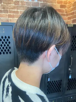 ショート カラー パーマ ヘアアレンジ メンズ キッズ ネイル マツエク・マツパ アイブロウ 久木原 ゆりのヘアスタイル