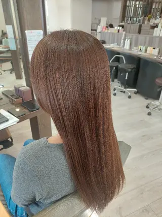 ロング カラー 横手 美奈のヘアスタイル