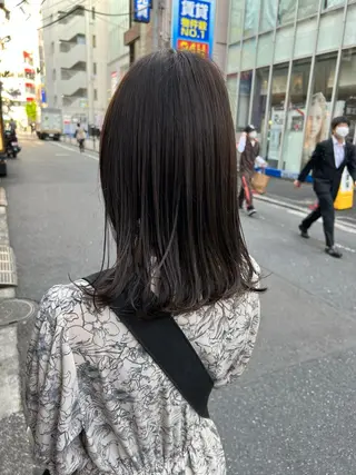 ミディアム カラー 🫧髪質改善/縮毛 矯正/RIKOのヘアスタイル
