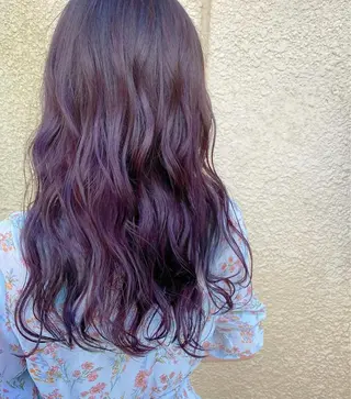 ロング カラー 舩坂 友賀のヘアスタイル