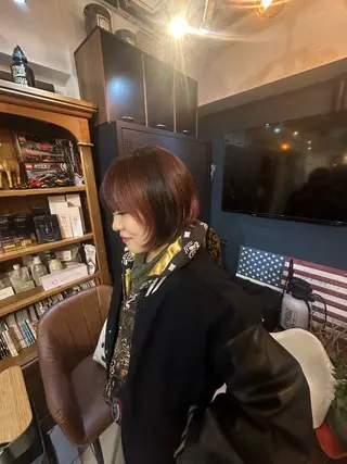 ミディアム カラー bauhaus hair所属・Kurumi☆彡 練馬バウハウスヘアのヘアスタイル