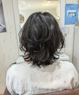 パーマ ショート マルキーズ Sacoのヘアスタイル