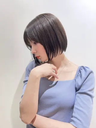 ミディアム カラー 🌹艶ボブの達人🌹 SYOHEIのヘアスタイル
