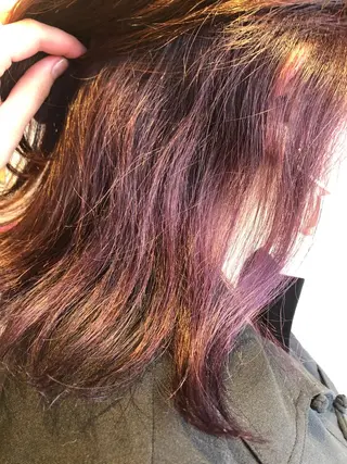 ミディアム カラー メンズパーマ、カラー 大募集村上莉奈のヘアスタイル