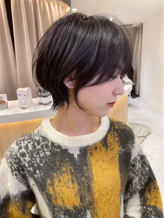 ショート カラー 🌟透明感カラー× 小顔カット いっせいのヘアスタイル