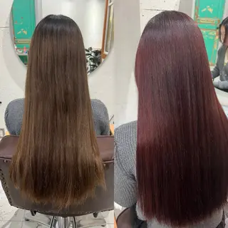 セミロング カラー ヘアアレンジ 金子 廉のヘアスタイル