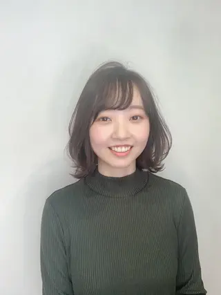 ミディアム 坪井 彰吾のヘアスタイル