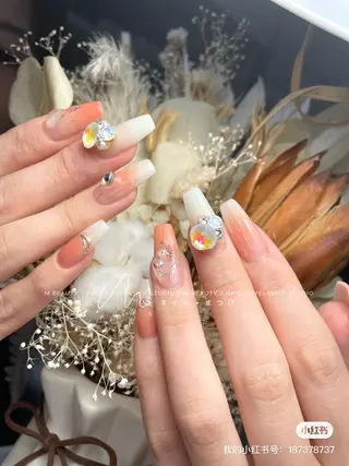 ネイル M🌷nail 長さだし専門店のネイルデザイン