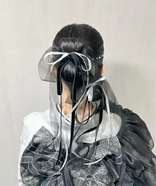 ロング ヘアアレンジ ヘアセット専門店 Rのヘアスタイル
